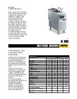 Preview for 1 page of Zanussi NCPG400 Specifications