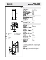 Preview for 3 page of Zanussi NHT8O Specifications