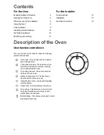 Preview for 3 page of Zanussi Oven Instruction Booklet