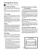 Preview for 6 page of Zanussi Oven Instruction Booklet