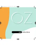 Zanussi OZ User Instructions предпросмотр