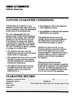 Preview for 6 page of Zanussi PLB1630 Instructions For The Use And Care