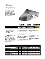 Zanussi Professional Export 642011 Specifications preview