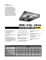 Preview for 1 page of Zanussi Professional Export 642263 Specifications