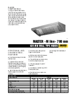 Preview for 1 page of Zanussi Professional Master 642000 Specifications