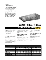 Preview for 1 page of Zanussi Professional Master 642081 Specifications