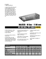 Zanussi Professional Master 642089 Specifications preview