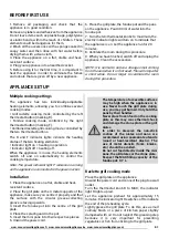 Предварительный просмотр 21 страницы Zanussi RCZ28-SSBL Instruction Booklet