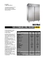 Zanussi RE4142FF Technical Data preview