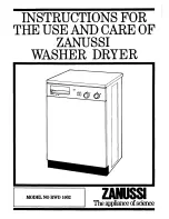 Zanussi RWD 1002 Instructions For Use And Care Manual preview