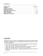 Preview for 2 page of Zanussi S 118T Instructions For Use And Care Manual