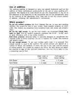 Preview for 9 page of Zanussi S 118T Instructions For Use And Care Manual