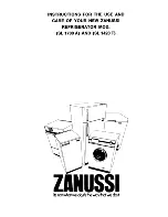 Preview for 1 page of Zanussi SL 1700 A Instruction Manual