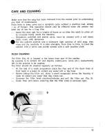 Preview for 13 page of Zanussi SL 24 Instructions For Use And Care Manual