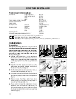 Предварительный просмотр 18 страницы Zanussi T 503 Instruction Manual