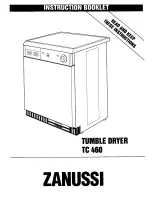 Preview for 1 page of Zanussi TC 460 Instruction Booklet