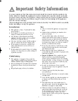 Preview for 2 page of Zanussi TC 485 W Instruction Booklet