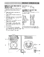 Preview for 9 page of Zanussi TC 60 Instruction Booklet