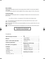 Preview for 2 page of Zanussi TC 7122 User Manual