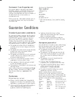 Preview for 13 page of Zanussi TCE 7227 W Instruction Booklet