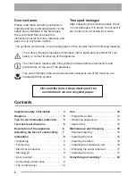 Preview for 2 page of Zanussi TCE7125 User Manual