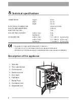 Preview for 6 page of Zanussi TCE7125 User Manual