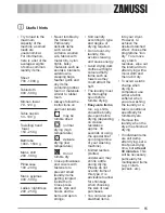 Preview for 15 page of Zanussi TCE7125 User Manual