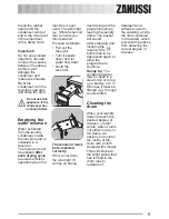 Preview for 17 page of Zanussi TCE7125 User Manual