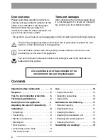 Предварительный просмотр 2 страницы Zanussi TCE7271 User Manual