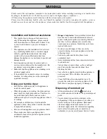 Preview for 4 page of Zanussi TCS 673 T Instruction Booklet