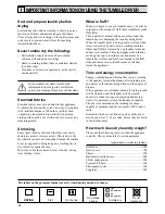 Preview for 9 page of Zanussi TCS 673 T Instruction Booklet