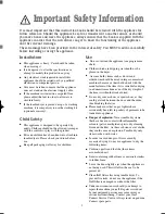 Preview for 2 page of Zanussi TCS 683 W Instruction Booklet