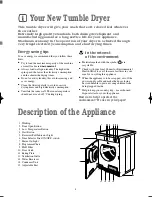 Preview for 4 page of Zanussi TCS 683 W Instruction Booklet