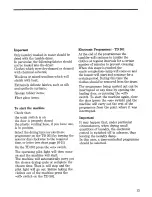 Preview for 14 page of Zanussi TD 100 Instructions For Use And Care Manual