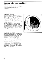 Предварительный просмотр 14 страницы Zanussi TD 101/A Instructions For Use And Care Manual