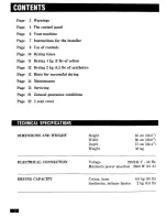 Preview for 2 page of Zanussi TD 160/A Instruction Booklet