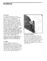 Предварительный просмотр 6 страницы Zanussi TD 201/A Instructions For The Use And Care