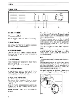 Preview for 8 page of Zanussi TD 265 Instruction Booklet