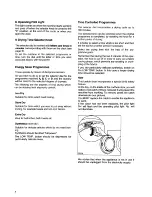 Preview for 8 page of Zanussi TD 275 User Manual