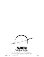 Preview for 24 page of Zanussi TD 275 User Manual