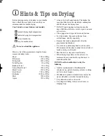 Preview for 9 page of Zanussi TD 4100 W Instruction Booklet