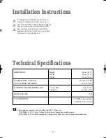 Preview for 13 page of Zanussi TD 4100 W Instruction Booklet