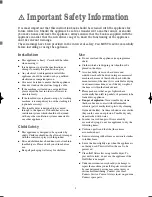 Preview for 2 page of Zanussi TD 4112 W Instruction Booklet