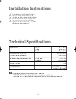 Preview for 13 page of Zanussi TD 4112 W Instruction Booklet