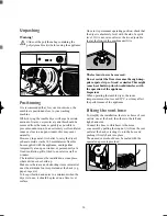 Preview for 16 page of Zanussi TD 4212 W Instruction Booklet