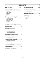 Preview for 3 page of Zanussi TD163 Instruction Booklet