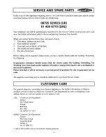 Preview for 10 page of Zanussi TD163 Instruction Booklet