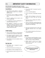 Preview for 3 page of Zanussi TD164 Instruction Booklet