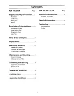 Preview for 4 page of Zanussi TD164 Instruction Booklet