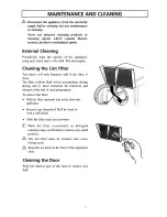 Preview for 9 page of Zanussi TD164 Instruction Booklet